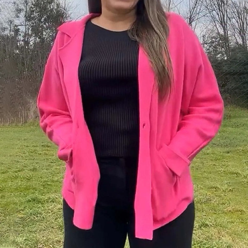 WW | Elegante Jacke mit Taschen für Damen