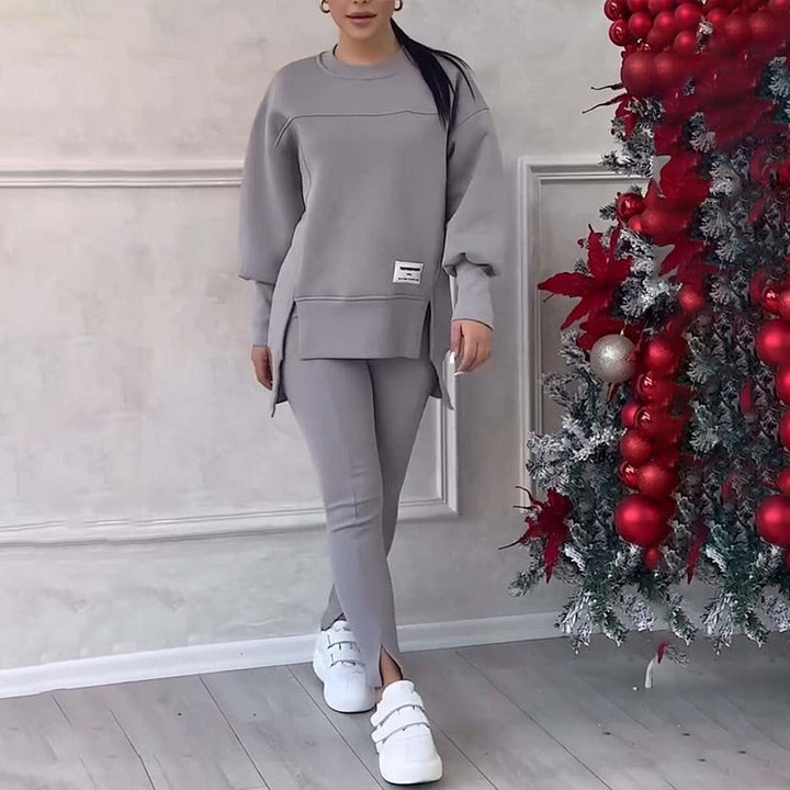W&W Mode | Lässig Damen Sweatshirt Und Leggings Satz