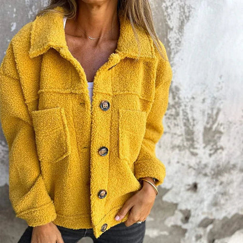 W&W Mode | Kurze Jacke mit Wollrevers