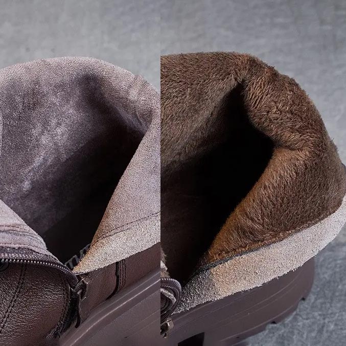 W&W Mode | Stylische Orthopädische Lederstiefel