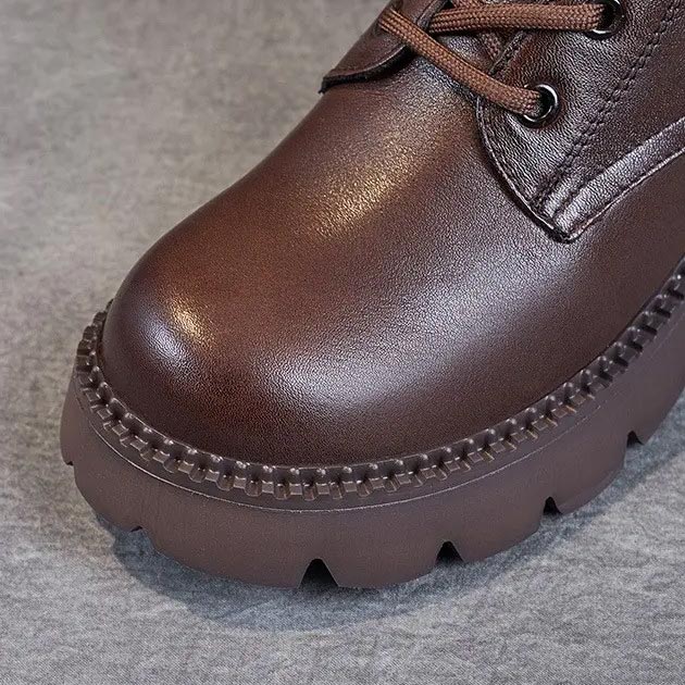 W&W Mode | Stylische Orthopädische Lederstiefel