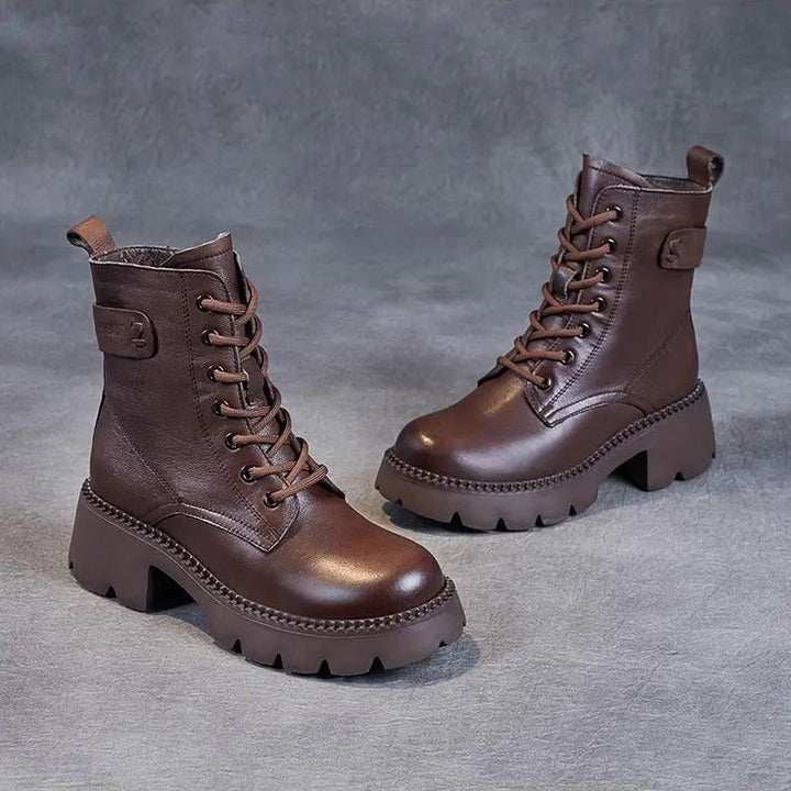W&W Mode | Stylische Orthopädische Lederstiefel