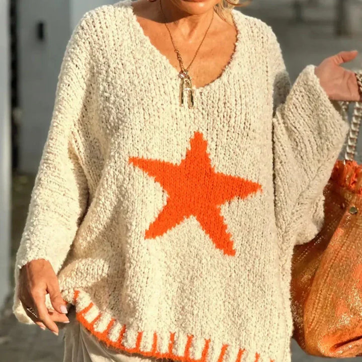 W&W Mode | V-Ausschnitt Strickpullover
