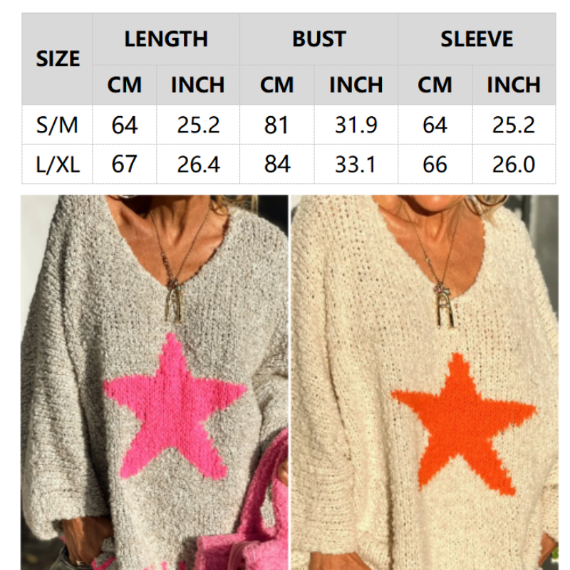 W&W Mode | V-Ausschnitt Strickpullover