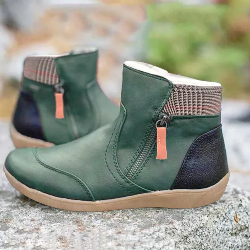 WW | Stiefeletten Damen Flach Wasserdicht