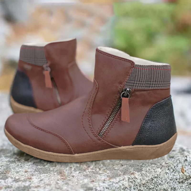 WW | Stiefeletten Damen Flach Wasserdicht