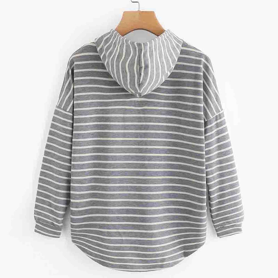 WW | Gestreifter Freizeit Hoodie