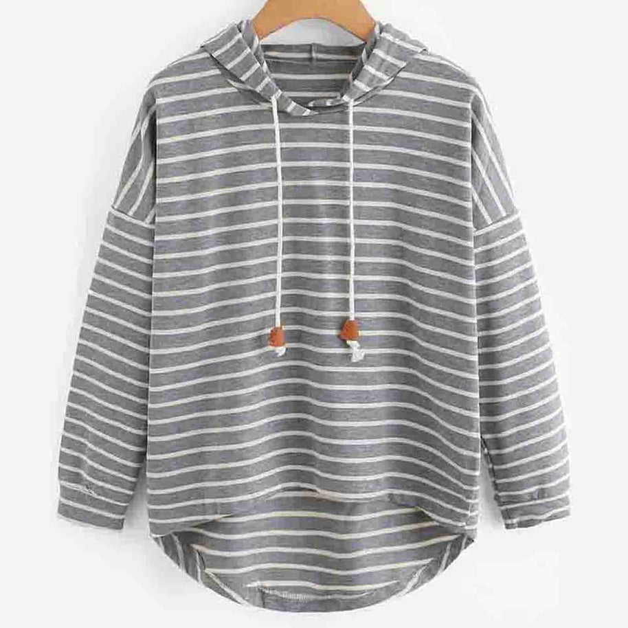 WW | Gestreifter Freizeit Hoodie