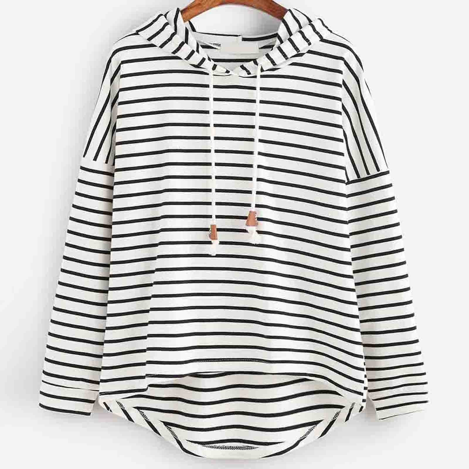 WW | Gestreifter Freizeit Hoodie