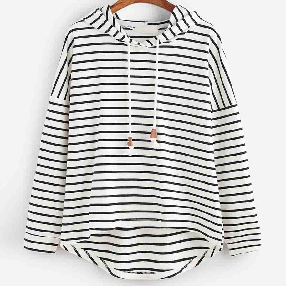WW | Gestreifter Freizeit Hoodie