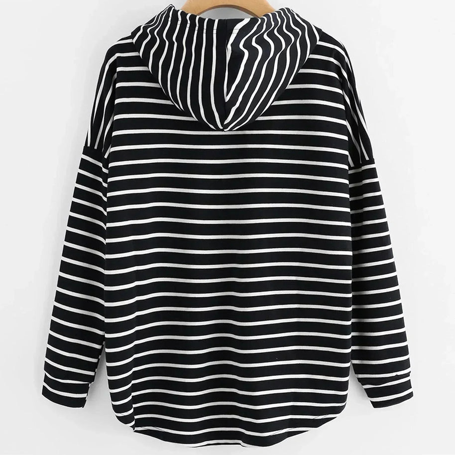 WW | Gestreifter Freizeit Hoodie