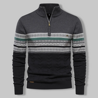 WW | Striped Zip Sweater