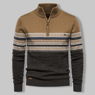 WW | Striped Zip Sweater