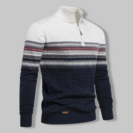WW | Striped Zip Sweater