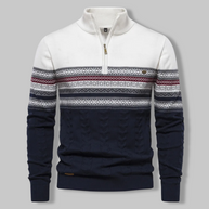 WW | Striped Zip Sweater