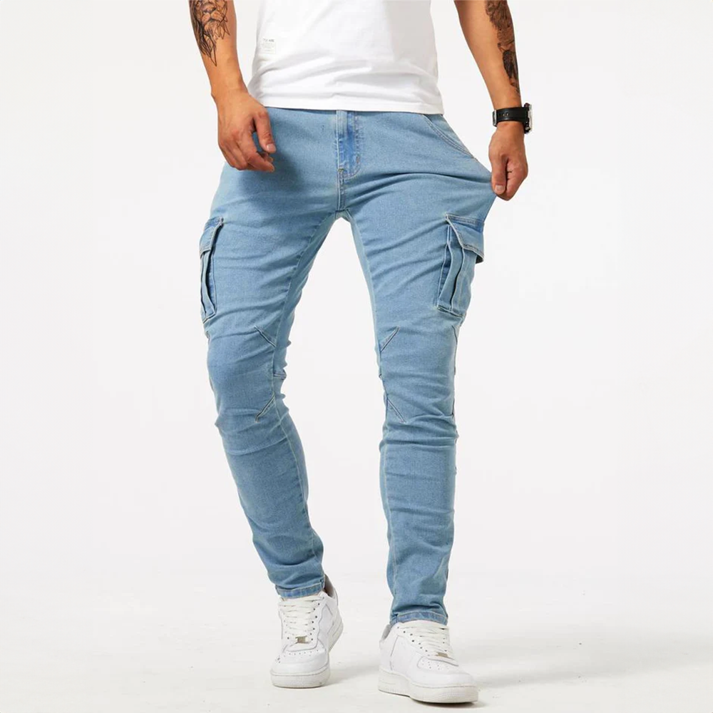 WW | Stylische Cargo Sommerjeans Für Männer