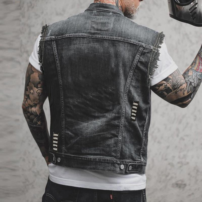 WW | Denim Weste Für Herren Lässig, Vielseitig & Komfortabel