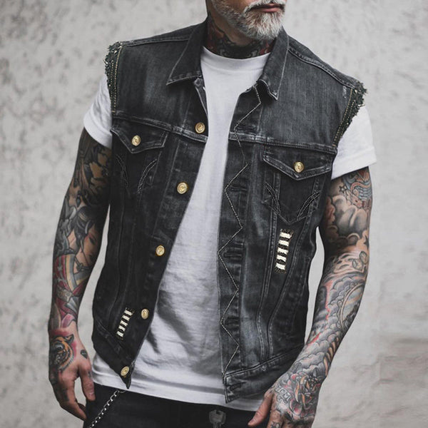 WW | Denim Weste Für Herren Lässig, Vielseitig & Komfortabel