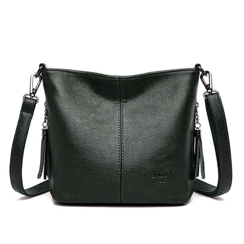W&W Mode | Leder Schultertasche Organisiert Bleiben Mit Stil!