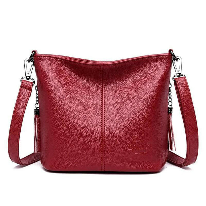 W&W Mode | Leder Schultertasche Organisiert Bleiben Mit Stil!