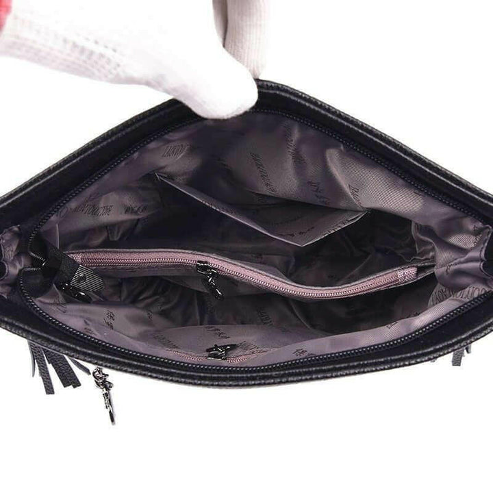 W&W Mode | Leder Schultertasche Organisiert Bleiben Mit Stil!