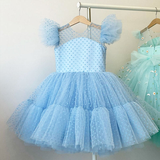 WW | Sommermädchen Kleid Geburtstagsfeier Prinzessinkleid