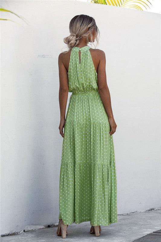 WW | Susan Polka Dot Maxi Kleid