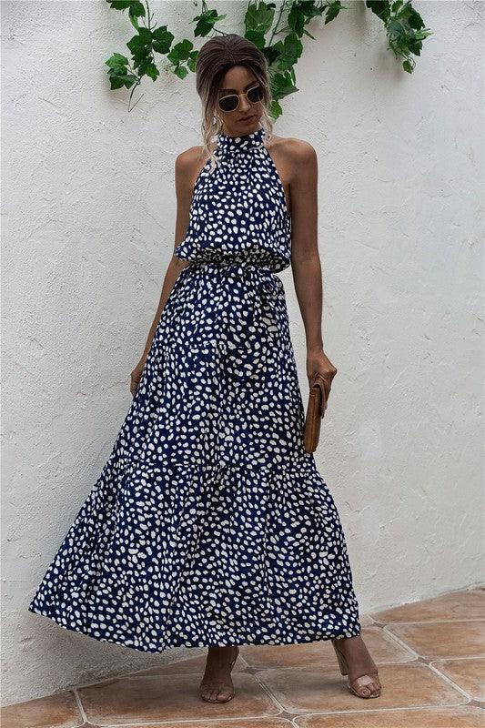 WW | Susan Polka Dot Maxi Kleid
