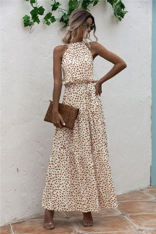 WW | Susan Polka Dot Maxi Kleid