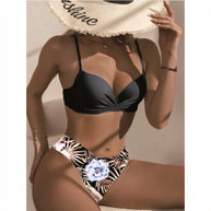 WW-in-1-Bikini-Set mit Blumenmuster (Bestseller)