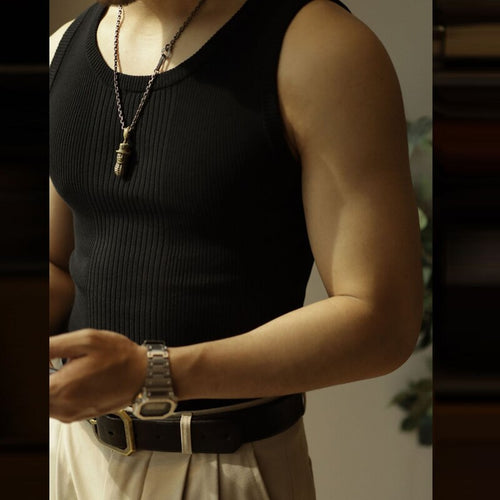 W&W Mode | Old Money Gestricktes Tanktop