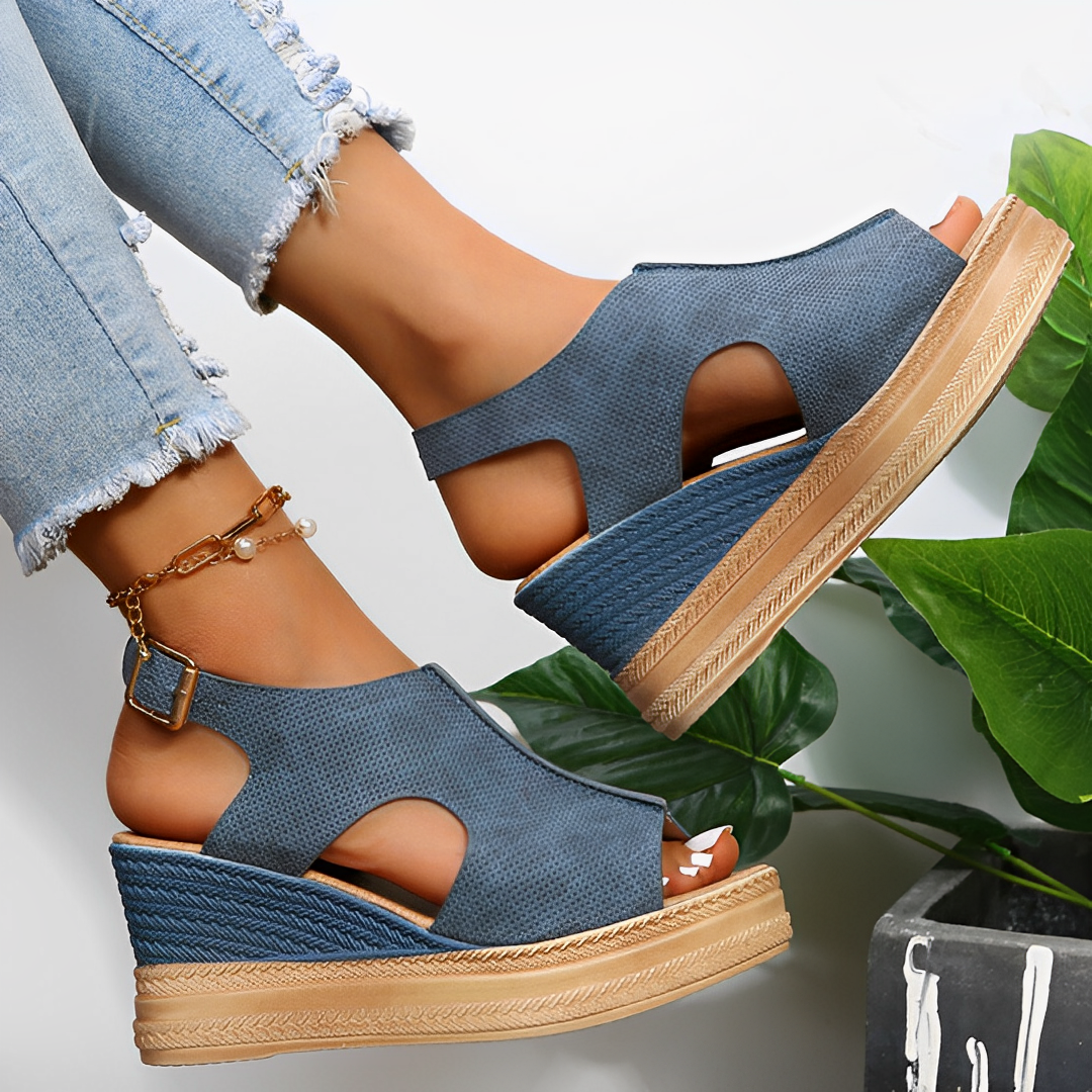 W&W Mode | Damen Plateau Keilsandaletten
