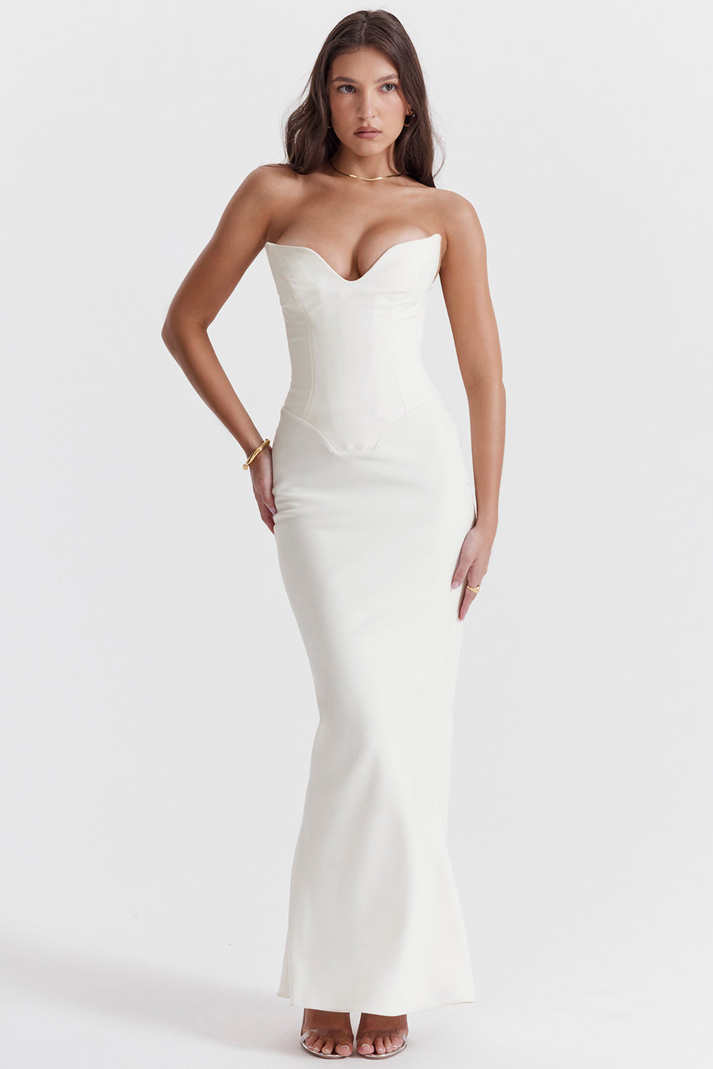 WW | Trägerlose Korsettkleid