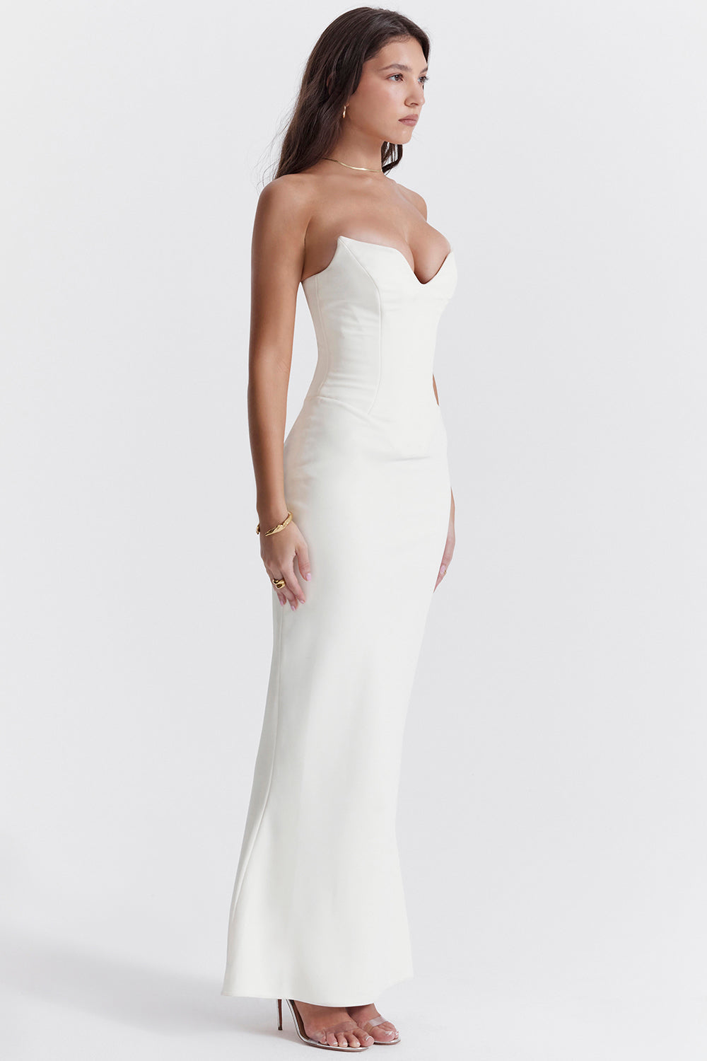 WW | Trägerlose Korsettkleid