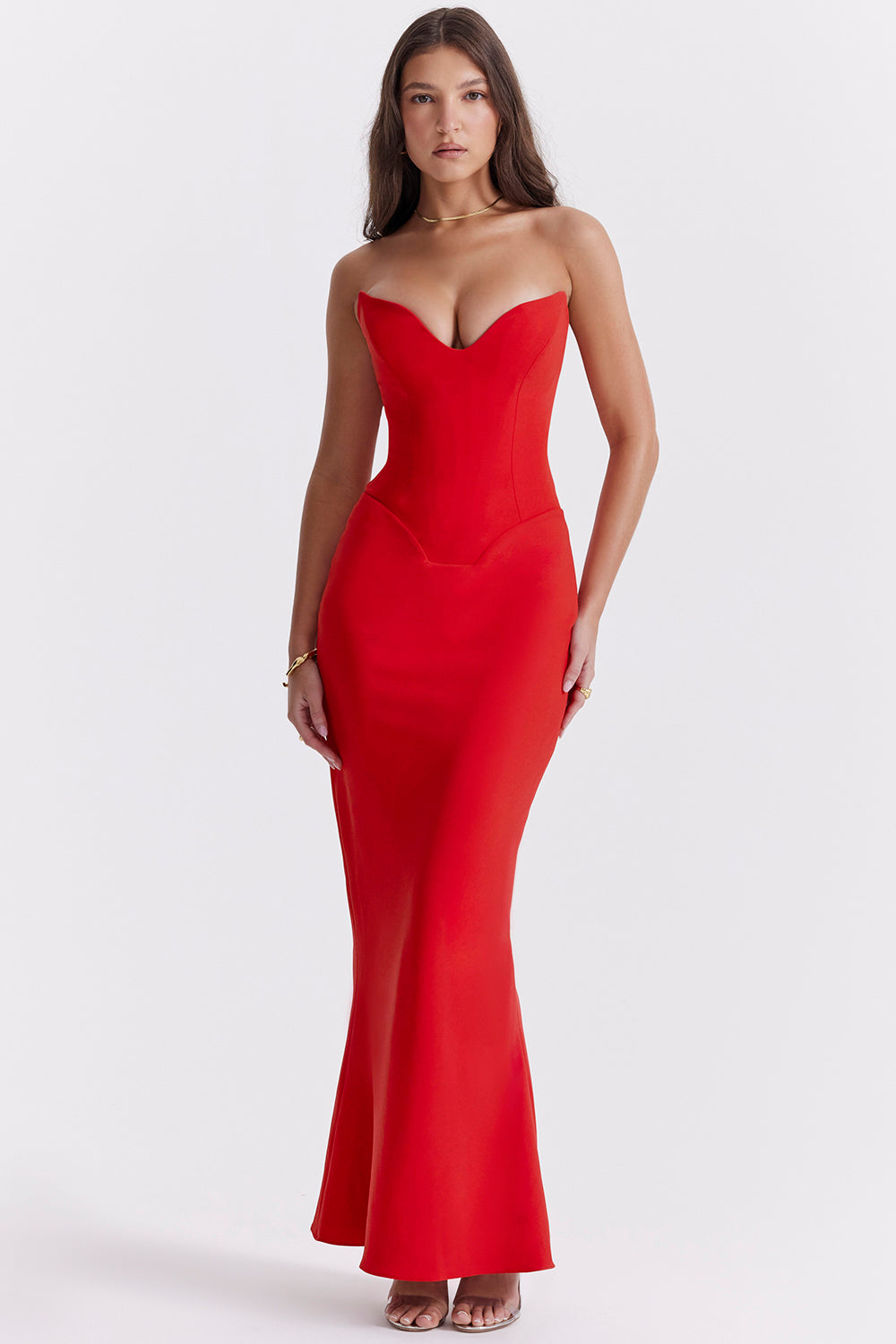 WW | Trägerlose Korsettkleid