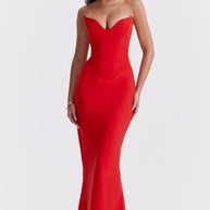 WW | Trägerlose Korsettkleid