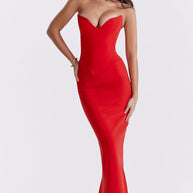 WW | Trägerlose Korsettkleid