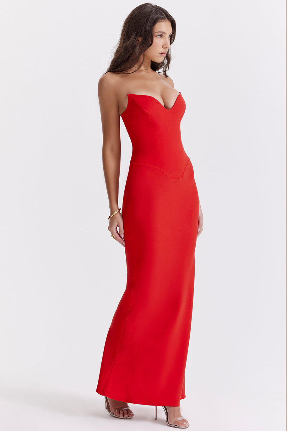 WW | Trägerlose Korsettkleid