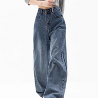 WW | Blaue Baggy Boyfriend Jeans