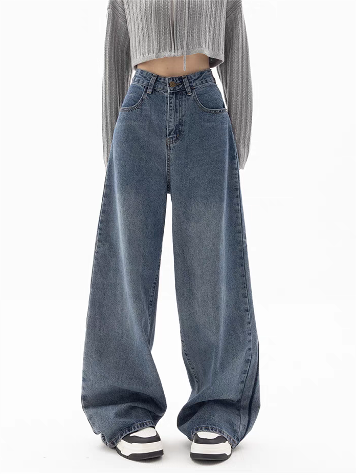 WW | Blaue Baggy Boyfriend Jeans