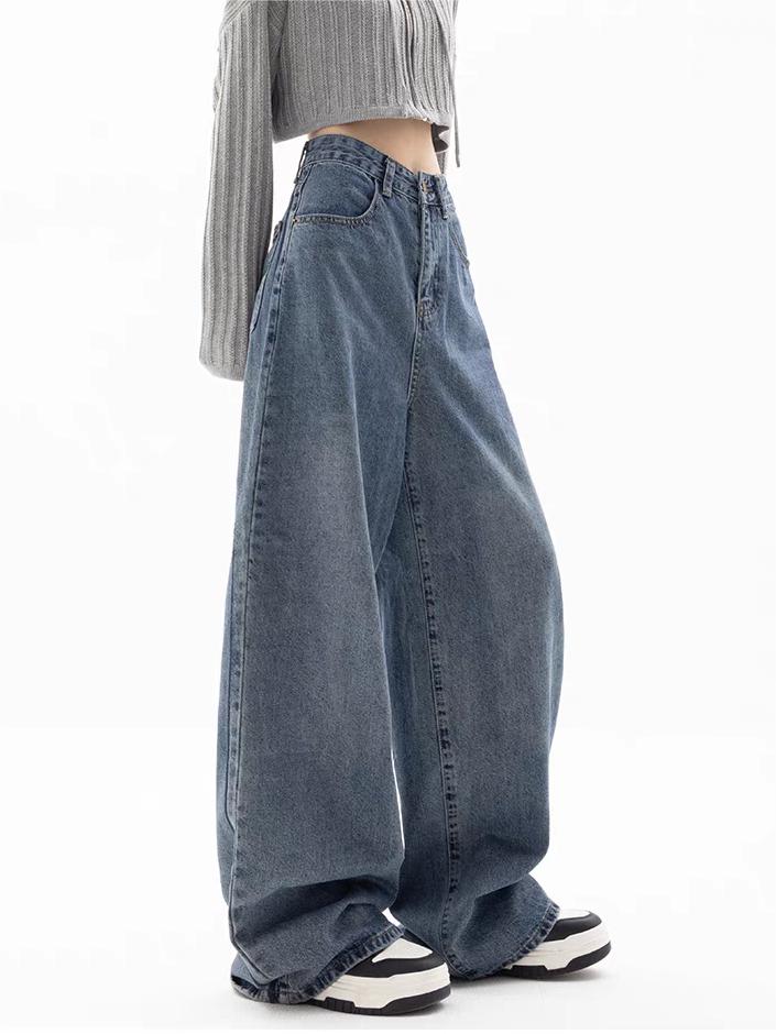WW | Blaue Baggy Boyfriend Jeans