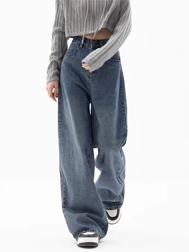 WW | Blaue Baggy Boyfriend Jeans
