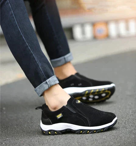 W&W Mode | Slip-On Sneaker für Herren mit elastischen Einsätzen – Komfort und Bequemlichkeit für den täglichen Gebrauch