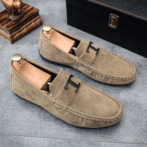 W&W Mode | Slipper Herren Klassische Loafers Herren Luxus Verarbeitung Lässig & Formal