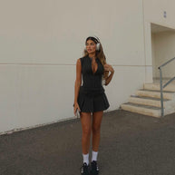 WW | Plissiertes Mini Kleid