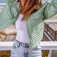 WW | Dich Selbst Gekürzte Gesteppte Jacke