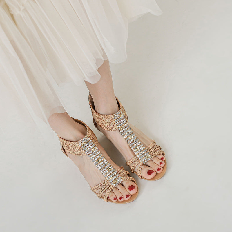 WW | Dames Boho-Keilsandalen