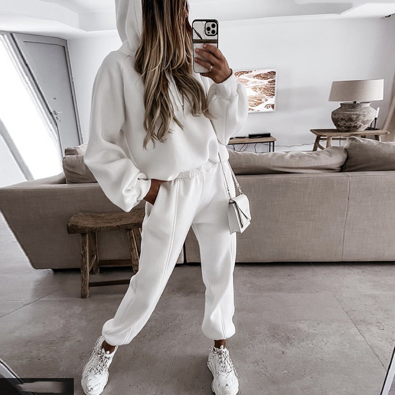 W&W Mode | Bequemer 2 Teiliger Luxus Jogginganzug Für Frauen