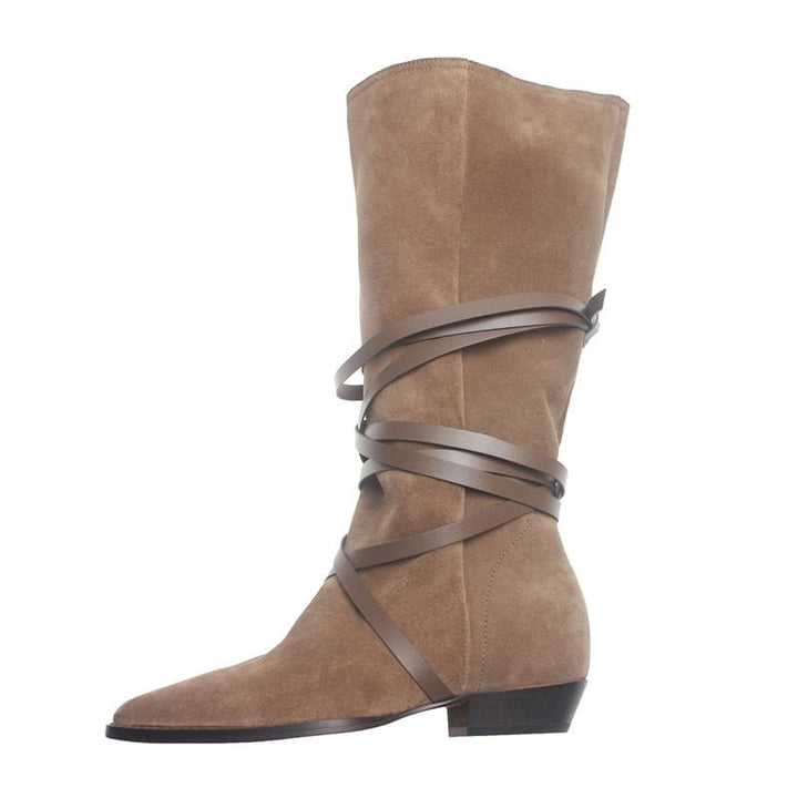 W&W Mode | Bequeme Wildlederstiefel für Damen