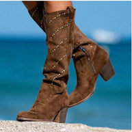 WW | Bequeme Wildlederstiefel für Damen